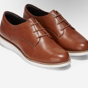 Cole Haan Brown Oxfords with Modern Design